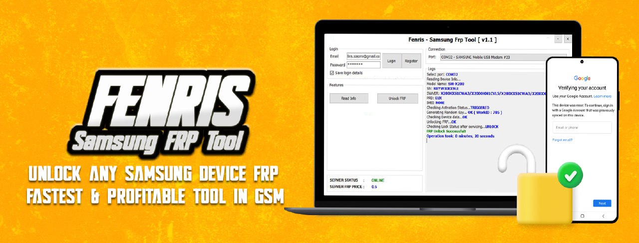 Fenris Samsung FRP Tool V1.1